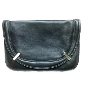 Vintage Koret Black Genuine Leather Shoulder Bag